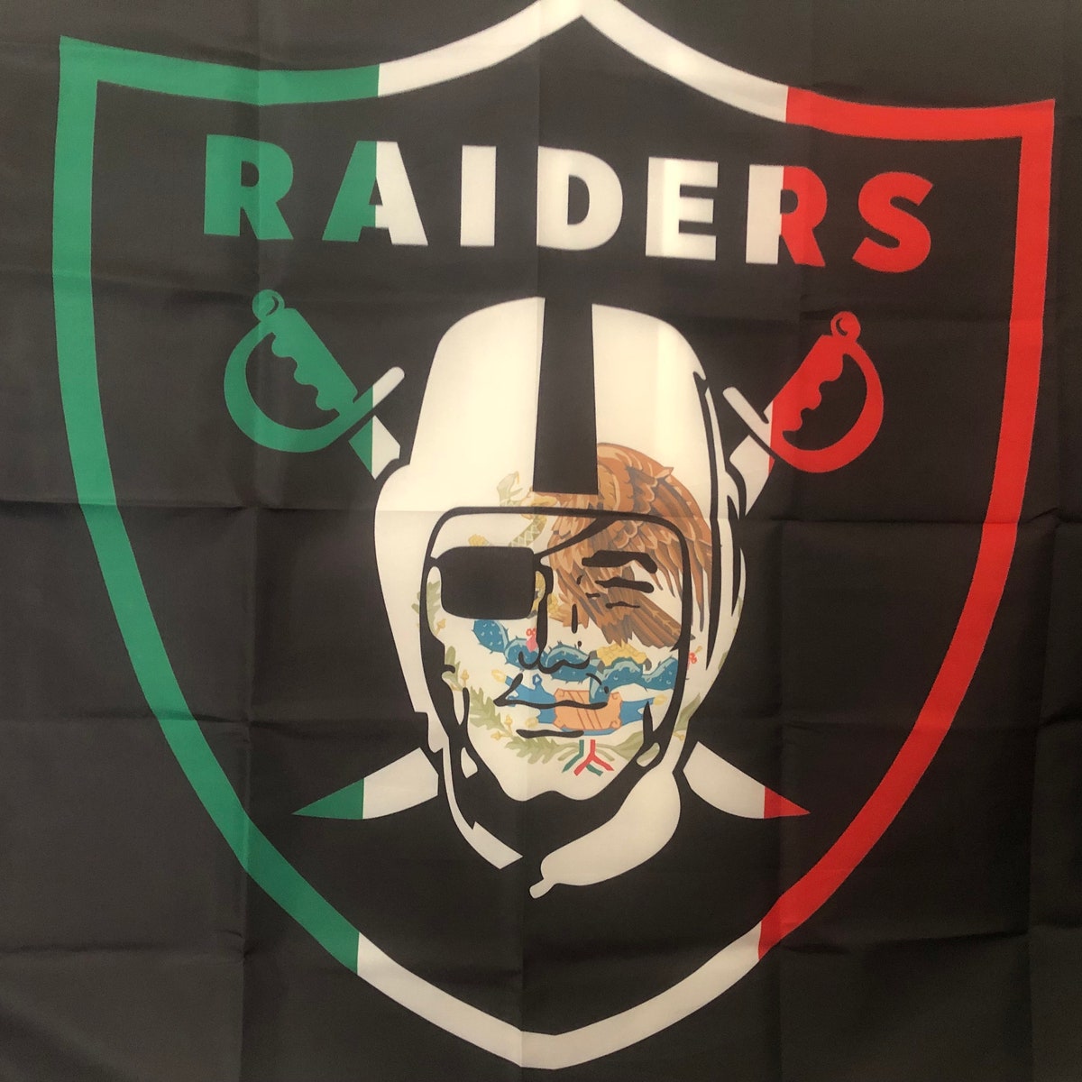 New 3 X 5 Foot Raiders Nfl Flag Las Vegas Los Angeles Mexico Mexican Football - Etsy
