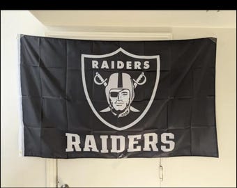 New 3 x 5 foot Raiders nfl flag Los Ángeles Raider nation football