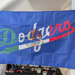 New Los Ángeles Dodgers flag 3 x 5 ft Mexico Mexican mlb l.a. inspired banner