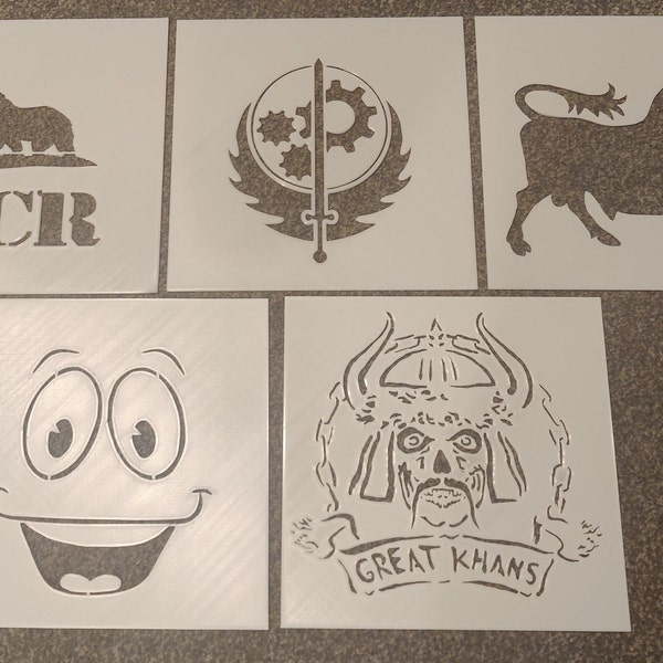 Fallout New Vegas Faction Stencil Bundle