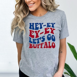 Buffalo Bills Let's Go Bills Mascot Hey Ey Ey Ey Shirt