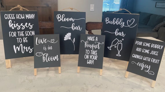 Personalized Table Signs for Special Events - Etsy