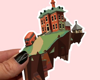 The House in the Cerulean Sea Sticker | Glossy Book Journal Decor