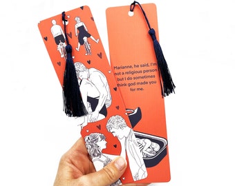 Normal People inspired bookmark | Book lover | Book worm | Gift for book lover | Literary gift | Romance book Lover