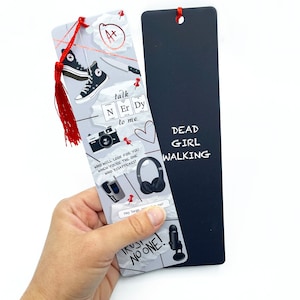 A Good Girls Guide To Murder red foiled bookmark | AGGGTM bookmark | Book lover | Book nerd | Pip and Ravi | Holly Jackson