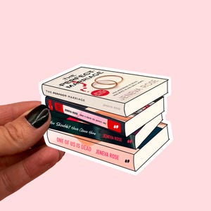 Jeneva Rose stapel boekensticker | Liefhebber van thrillers