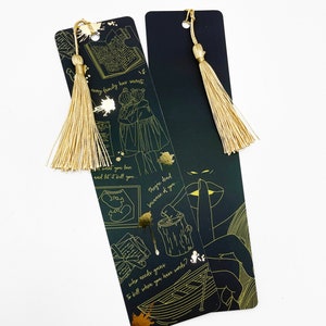 Zakładka Verity Gold Foiled | Ilustrowana zakładka inspirowana Colleen Hoover