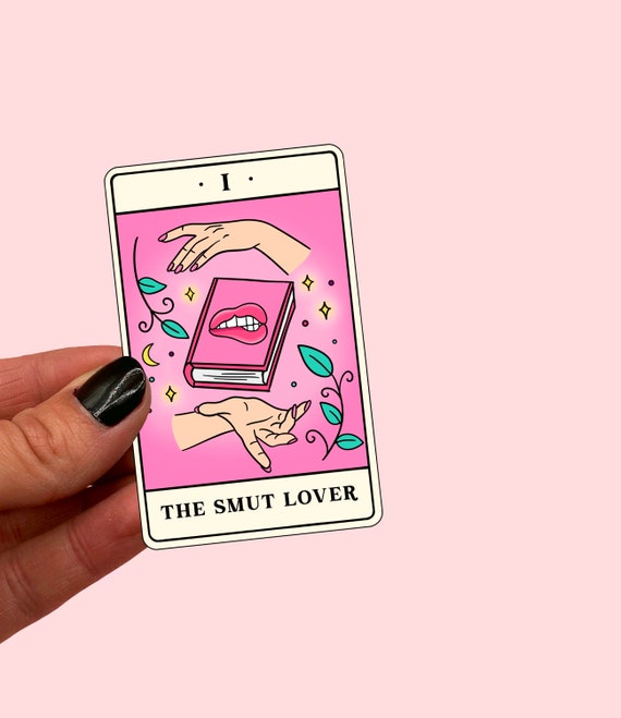 The Smut Lover Tarot Card Sticker | book lover | bookish gift | book sticker | bujo