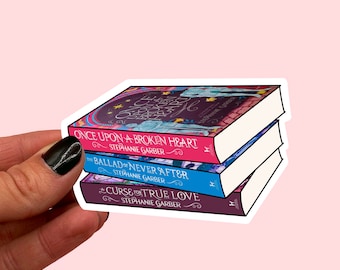 Stephanie Garber Book Stack Sticker | Romance Book Lover, Bujo