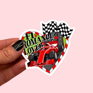 F1 Romantik Liebhaber Aufkleber | Formel 1 Aufkleber | Grandprix Aufkleber