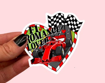 F1 Romance Lover sticker | Formula One sticker | Grand Prix sticker