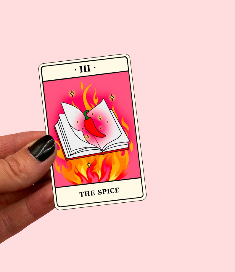 The Spice tarot Card Sticker | book lover | bookish gift | book sticker | bujo | book tropes bild 1