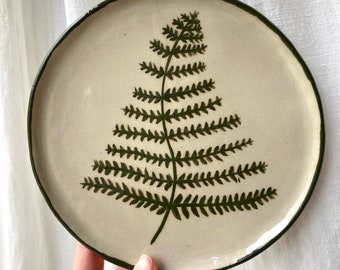 Ceramic plate - ceramic plate - stoneware plate - artisanal plate - pottery plate - artisanal plate - handmade plate