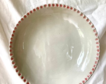 Ceramic plate - soup plate - stoneware plate - artisanal plate - pottery plate - artisanal plate - handmade plate