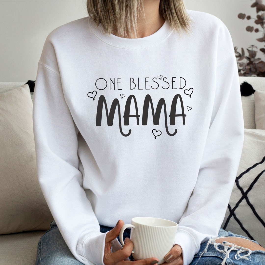 One Blessed Mama SVG Mom Svg Dxf and Png Instant Download - Etsy
