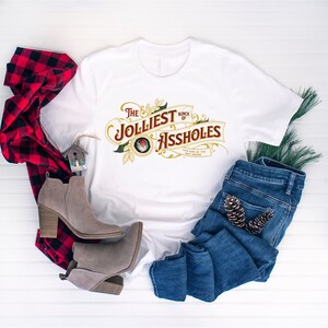 Vintage Jolliest bunch of Assholes PDF/ Vintage Christmas Sublimation designs/ Vintage Christmas PNG PDF/ Vintage Christmas funny tee image 4