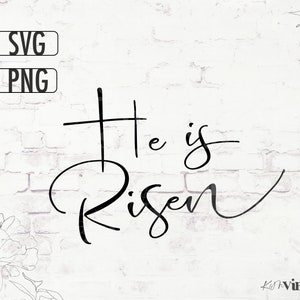Ele ressuscitou SVG PNG/ Páscoa SVG/ Jesus svg/ Páscoa religiosa/ Cristão svg/ Fé svg
