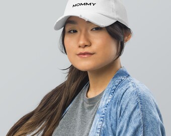White mommy caps