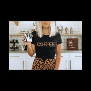 Coffee Leopard Print
