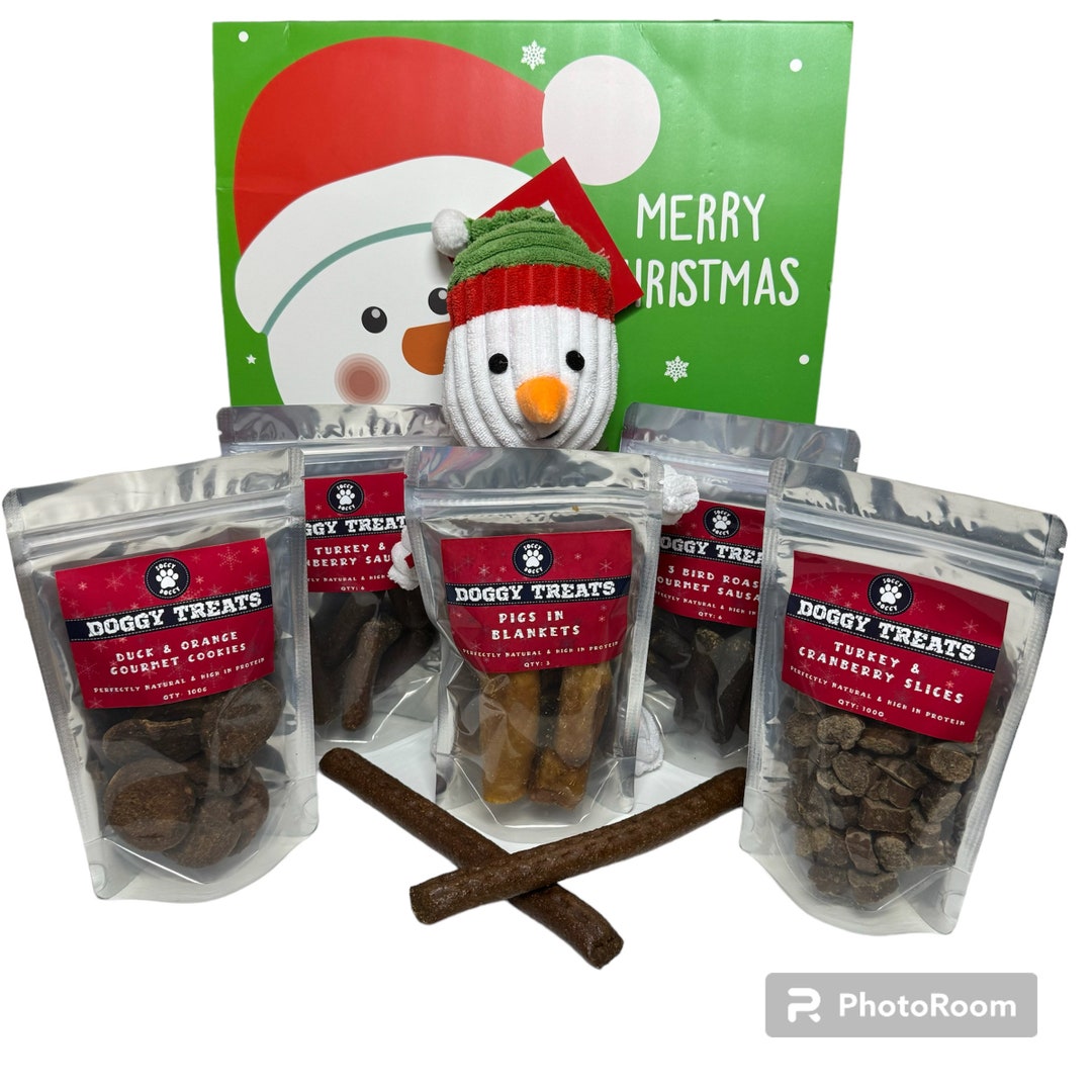 Large Dog Christmas Box Treats and Toy Etsy UK
