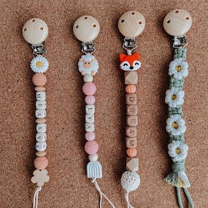 Personalized pacifier clip of your choice