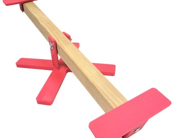 RITE FARM PRODUCTS 22 Inch Long Chicken Teeter Totter Pink Poultry Seesaw Perch