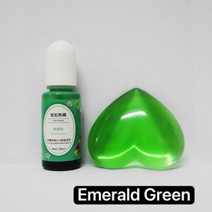 Epoxy Resin Color Dye: Liquid Pigment in Squeeze Bottle (10ml) Emerald Green