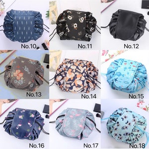 Lazy Cosmetic Bag Travel Makeup Bag Pouch Multifunction Storage Portable Toiletry Bags image 3