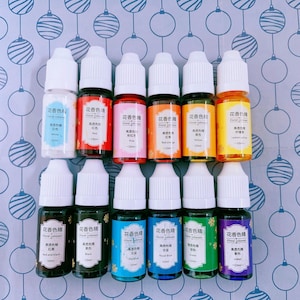 Crystal epoxy resin colour dye liquid colour dye in squeeze bottle 10ml