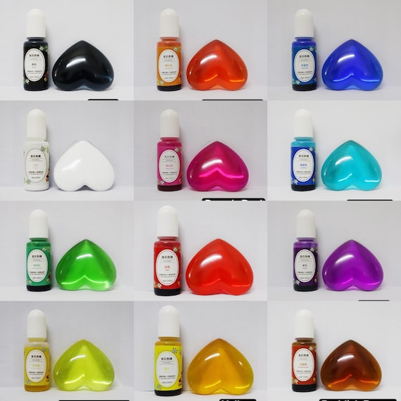 Epoxy Resin Color Dye: Liquid Pigment in Squeeze Bottle (10ml)