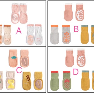 Anti-Slip non slip Baby Boy Girl Toddler Grips Floor Safety Walking Socks cute socks training socks for 12-24months image 8