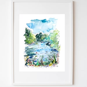 Let&#39;s go for a dip... (Hampstead Heath, Ladies Pond)