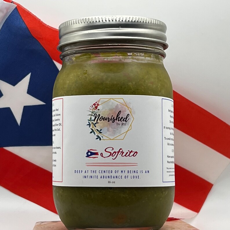 Fresh Authentic Puerto Rican Sofrito Organic Ingredients Etsy