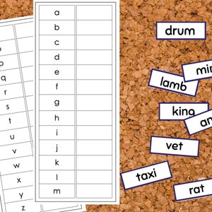 Montessori Alfabetische volgorde