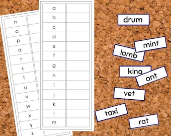 Activiteit alfabetische volgorde Montessori | Hands-on ABC-sequencing en klanken