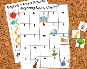 Montessori Beginning Sounds Activity | Cut & Paste Alphabet Phonics