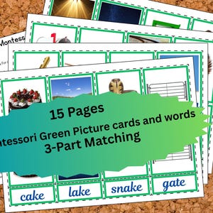 Master the Phonograms! Montessori Green Series Literacy Center for Early Readers