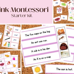 Montessori Pink Series Starter Kit - Etsy