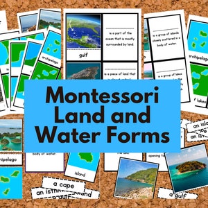 Montessori Land and Water Forms