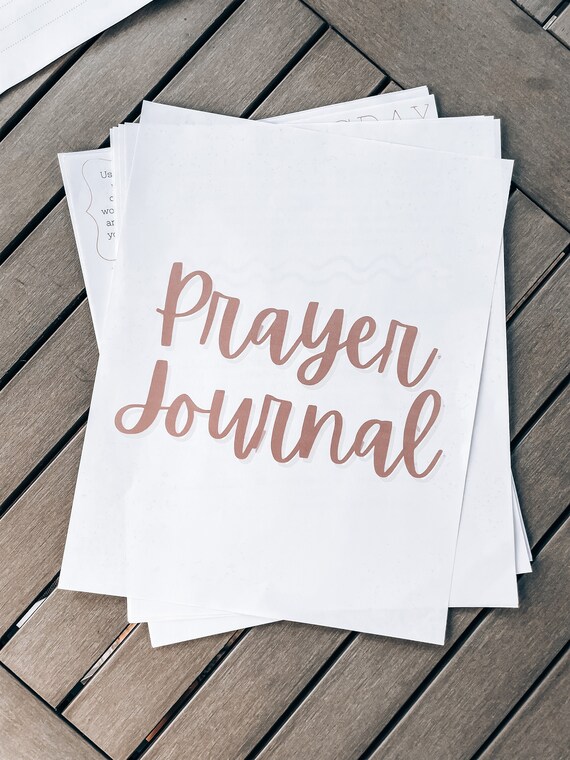 Printable Daily Prayer Journal | Etsy