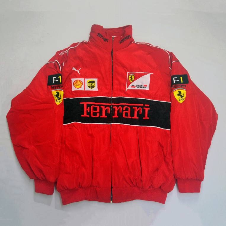 F1 Vintage Racing Jacket Embroidered Nascar Jacket Ferrari - Etsy Canada