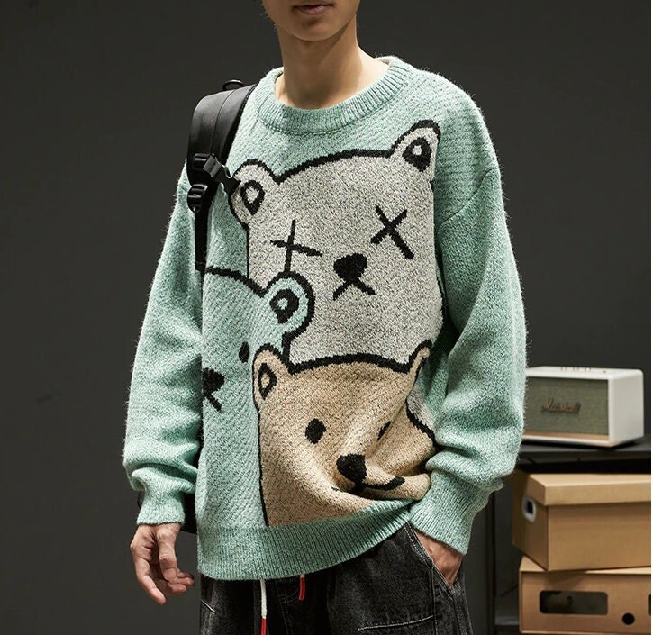 Cartoon Sweaters - Etsy