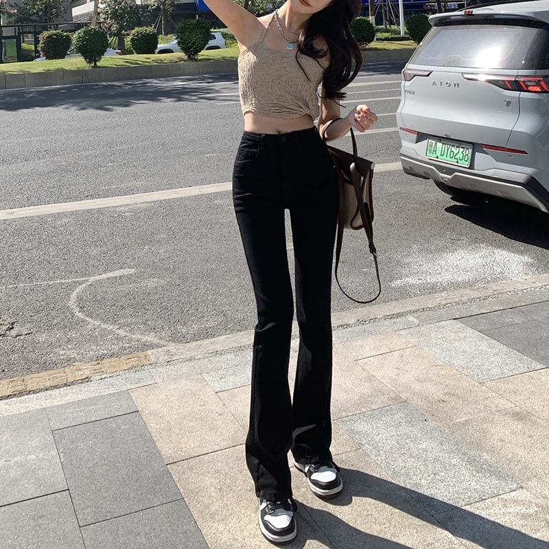 国産】 NO ROMANCE Women Gothic VINTAGE JEANS FLARE PANTS パンツ