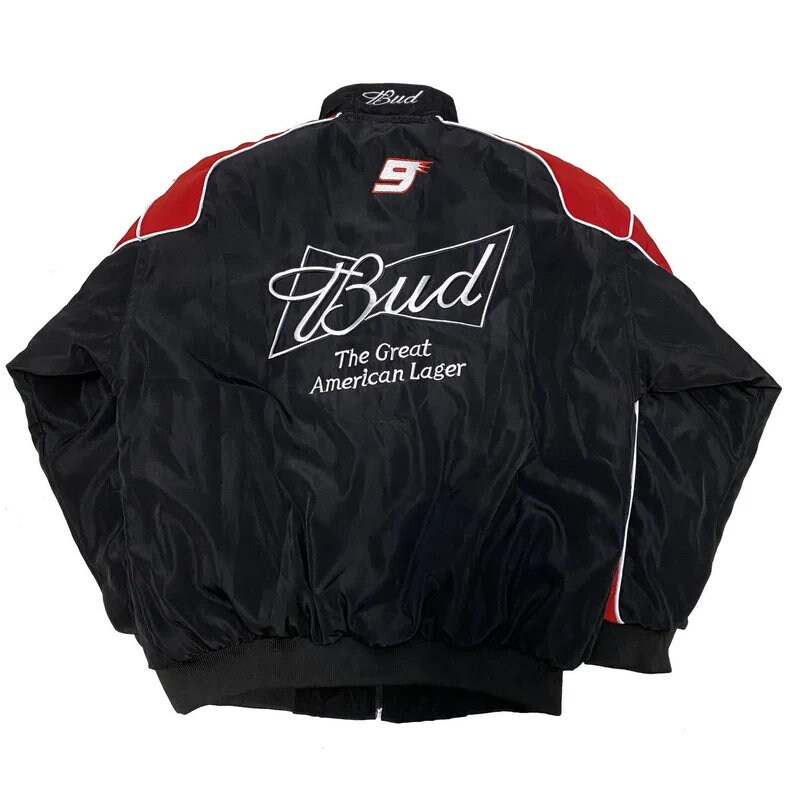Bud Vintage Racing Jacket F1 Bomber Jacket Embroidered - Etsy