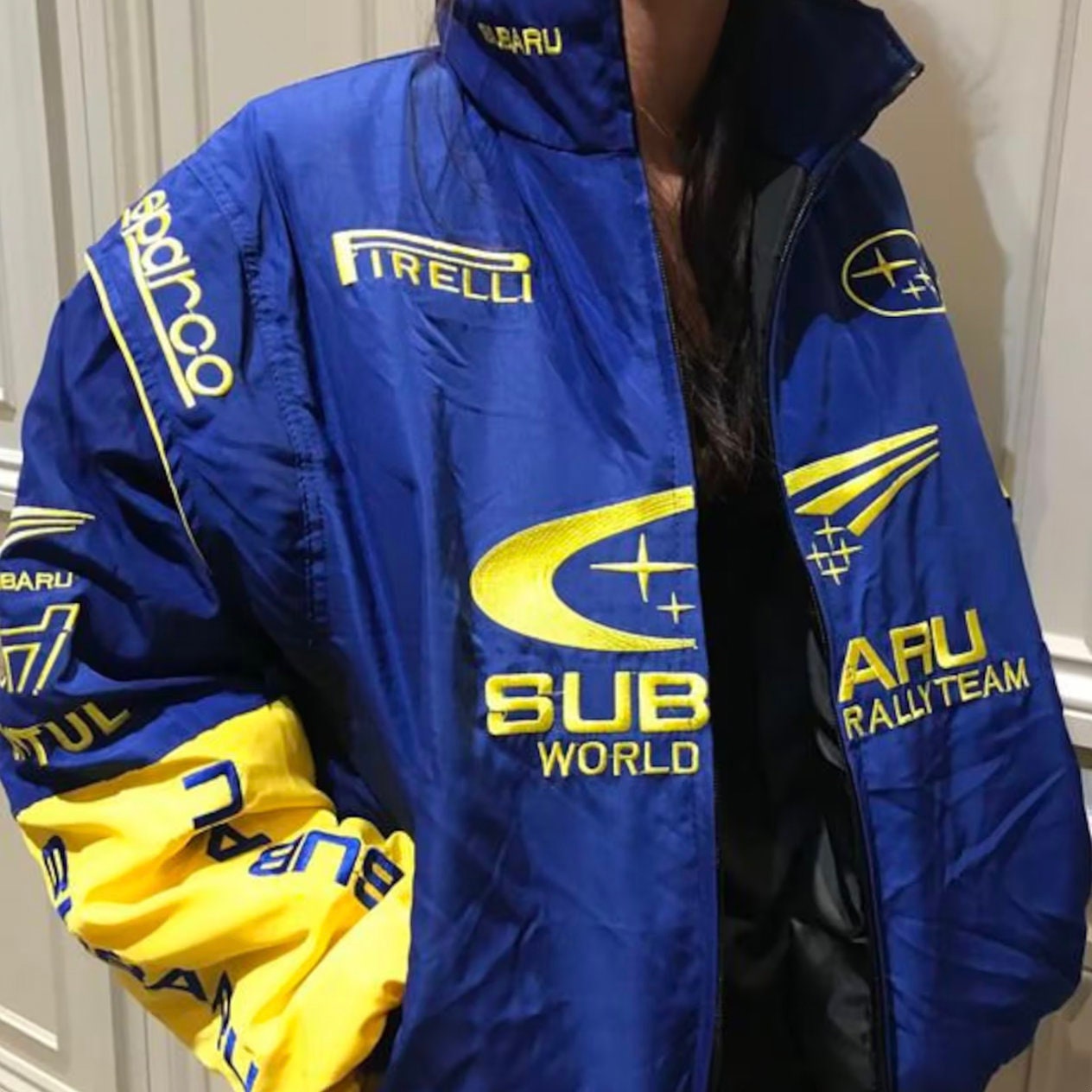 F1 Vintage Racing Jacket Embroidered Nascar Jacket Subaru - Etsy