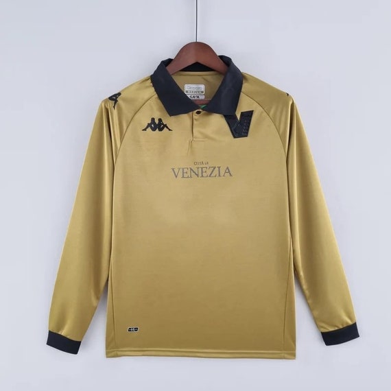 Venezia FC 2022/23 Away Gold Long Sleeved Football/soccer - Etsy