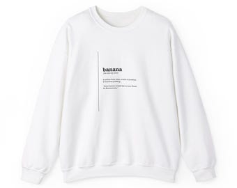 Psych Banana Definition Sweatshirt, Psych Crewneck Sweatshirt, Psych Shirt, Psych, Psych Merch, Psych TV Show