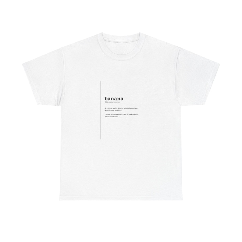 Psych Banana Definition T-Shirt, Psych T-Shirt, Psych Shirt, Psych, Psych Merch, Psych TV Show image 1
