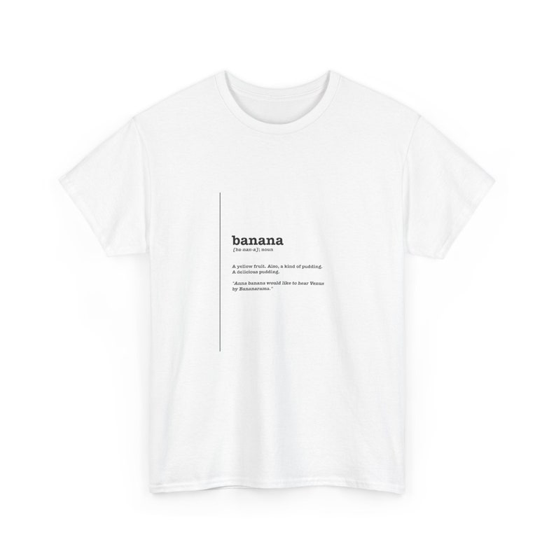 Psych Banana Definition T-Shirt, Psych T-Shirt, Psych Shirt, Psych, Psych Merch, Psych TV Show image 3