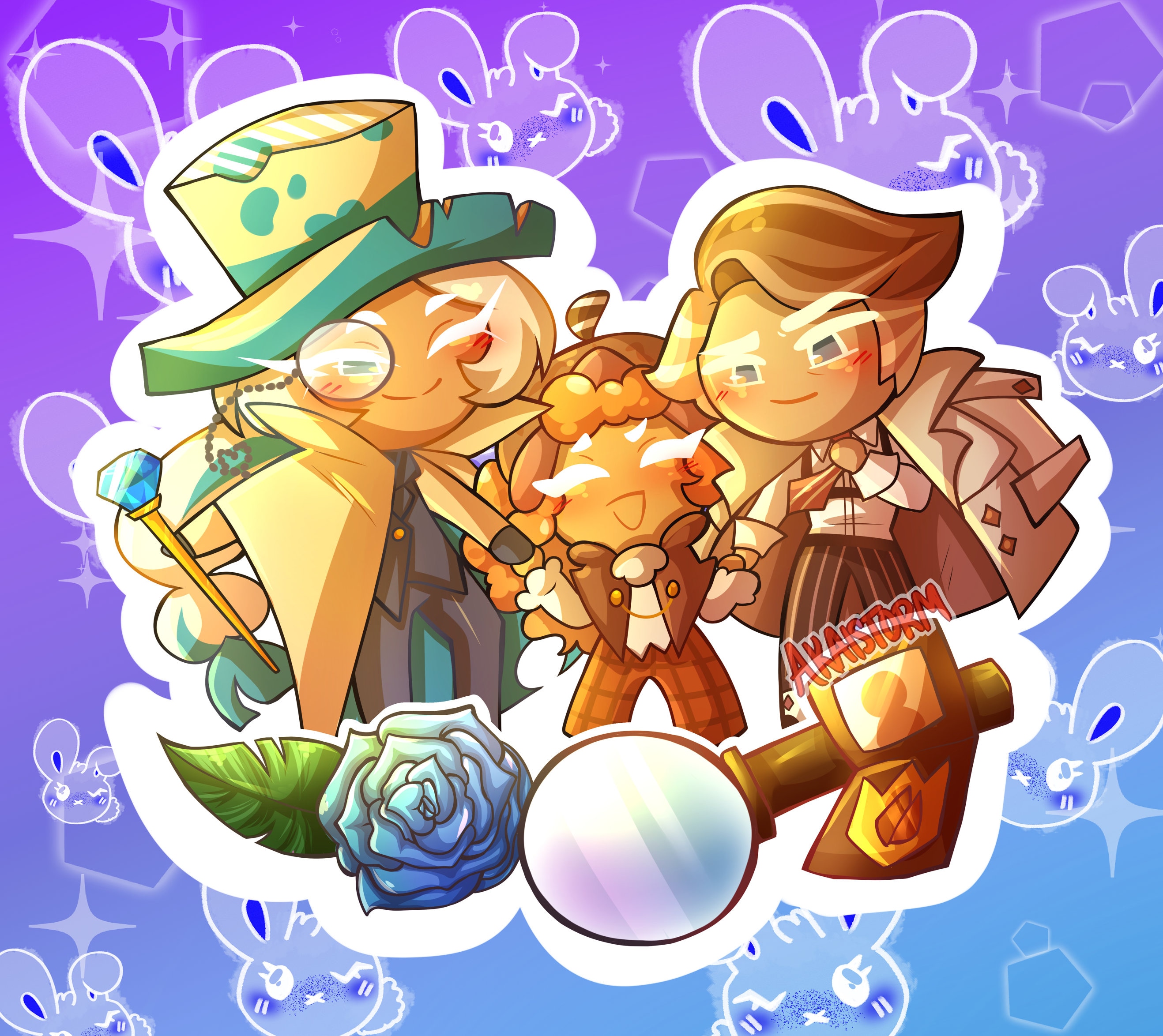 Cookie Run Ovenbreak Double Sided Charm Almond/roguefort and Etsy